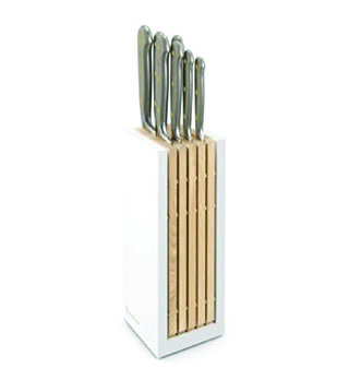 1091770711 - Classic 8pc Designer Knife Block Set Velvet Oyster