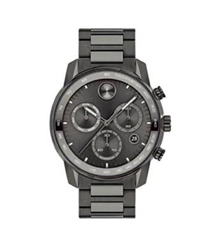 3600867 - Mens BOLD Verso Chronograph Gunmetal Stainless Steel Watch Gunmetal Dial