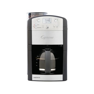 464-05 - CoffeeTEAM GS 10 Cup Coffeemaker w/ Conical Burr Grinder Black
