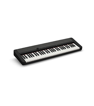 CT-S1BLK - Casiotone Ultra-Portable 61-Key Keyboard Black