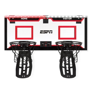 ES-BK240-EEV24 - Dual Over-the-Door Hoop w/ 4 Mini Basketballs LED Lights & Scoreboard