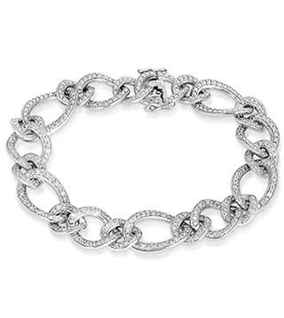 JB5052 - .50twt Diamond Link Bracelet