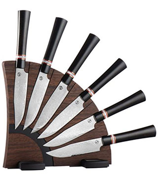 K20S-EW - Kultro Gourmet Steak Set - Ebony Walnut