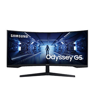 LC34G55TWWNXZA - 34" G5 Odyssey WQHD Curved Gaming Monitor  HDR10