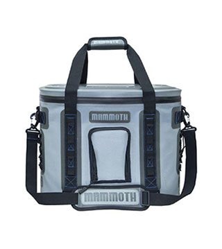 MH30 - Mammoth Highlander 30 Flip Lid Soft Cooler in Light Blue/Gray